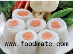 Pangasius Rolled with Salmon