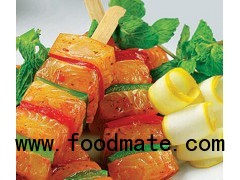 Marinated Pangasius (Sweet Chili) And Vegetable Skewer