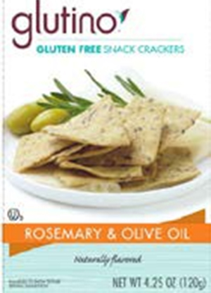 Glutino Rosemary and Olive Oil Snack Crackers