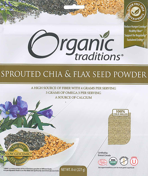 Organic Sprouted Chia Seed Powder 