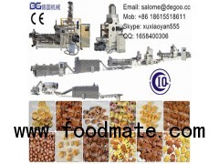 Breakfast cereal corn flakes processing line