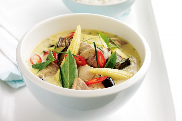 Thai green chicken curry