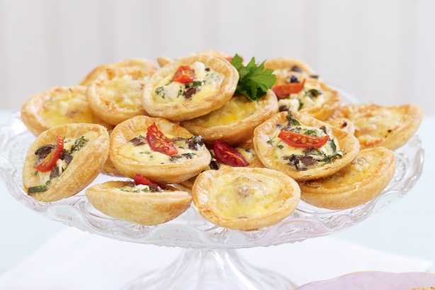 Mini quiches two ways