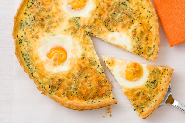 Ham and egg quiche