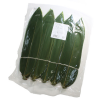 Vacuum fresh bamboo leaves for sushi packing