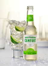 Southern Comfort Lemonade and Limeina bottle