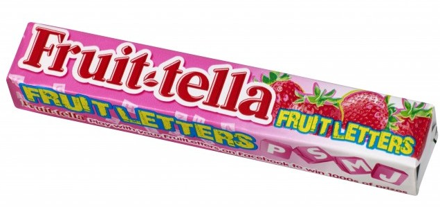 Fruittella Fruit Letters