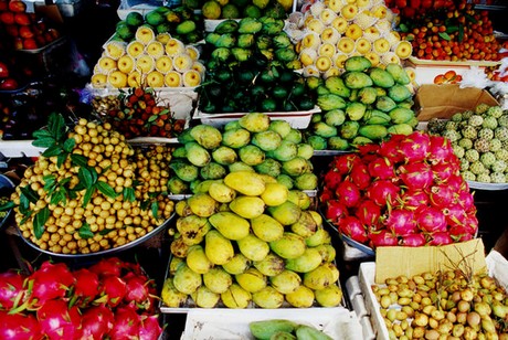 Vietnamese fruits, vegetable