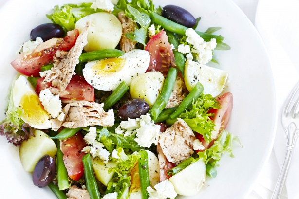 Nicoise-style tuna salad