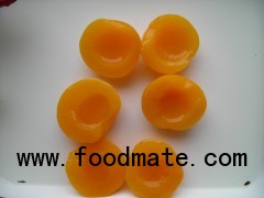 canned yellow peaches