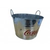 Cocacola ice tin bucket rustless bucket