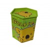Bear cookie hexagon tin container