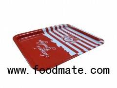 rectangular tin serving tray