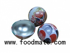 Tin christmas ball ,candy tin ball