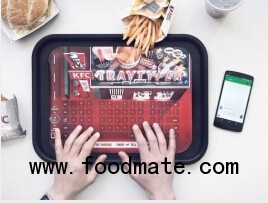 food tray in KFC