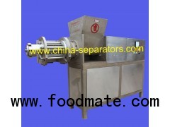 Poultry bone meat separator for chicken meat deboning