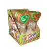 hard candy lollipop 60g heart shape fruit flavour