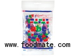 ABC filled candies fruit flavour 100g bag