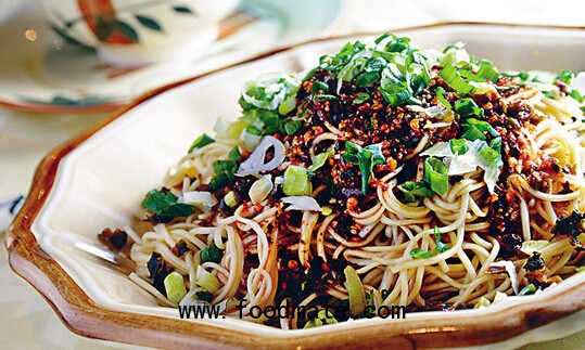 Sichuan spicy cold noodles
