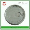 300#73mm aluminum easy open end for milk powder can