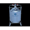 Autoboosting calibre liquid nitrogen container