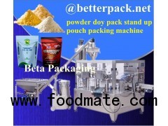 BT-300F stand up pouches packaging machine doy pack machine for whey protein powder