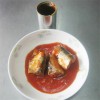 Canned sardines in tomao sauce