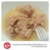 Canned tuna chunk in water