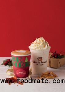 praline christmas beverage line