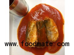Canned fish mackerel in tomato sauce 50x155g 24X425g