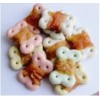 chicken wrapped cookie, pet cookies