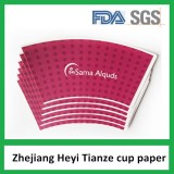 Beverage Use And Style Disposable Single Wall Paper Cup Fan