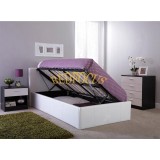 White Color Lift Up PU Leather Bed Bed-P-116