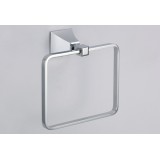 Square Solid Brass Towel Ring