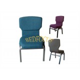 Armless Grand Fabric Church Chair CH-009