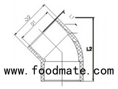 Municipal UPVC 45° Elbows DIN