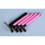 Disposable Women Non-slip Rubber Handle Twin-blade Razors