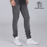 Grey Skinny Jeans Pants Men