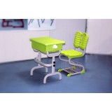 Plastic Single Height Adjustable School Desk Chair
