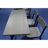 Mold Plate Double School Desk And Chair