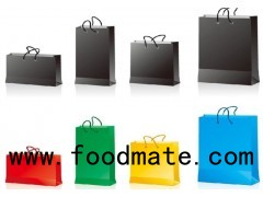 Customizable Plain White Sharp Bottom Paper Bags