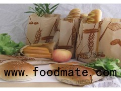 Small Brown Paper Food Takeaway Party Bags with Flat Handles