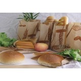 Small Brown Paper Food Takeaway Party Bags with Flat Handles