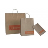 white/brown Paper Gift Bag, Various Colors and Sizes, Suitable for Advertisements