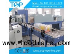 L type automatic pet bottled beverage pvc film thermal shrink wrapping machine