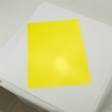 China Transparent Yellow PVC Cover