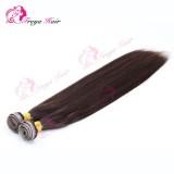 Silk Straight Skin PU Hair Extension Unprocessed Virgin Peruvian Human Hair Weaves