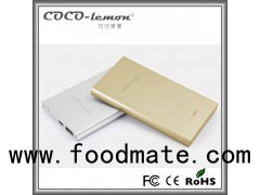 FYD-817 5000 mAh aluminium alloy power bank charger