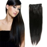 7pcs Clip In Hair Extensions Brazilian Remy Hair