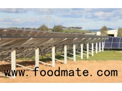 CS Galvanizing /Aluminum Single Pole Ground Solar Support